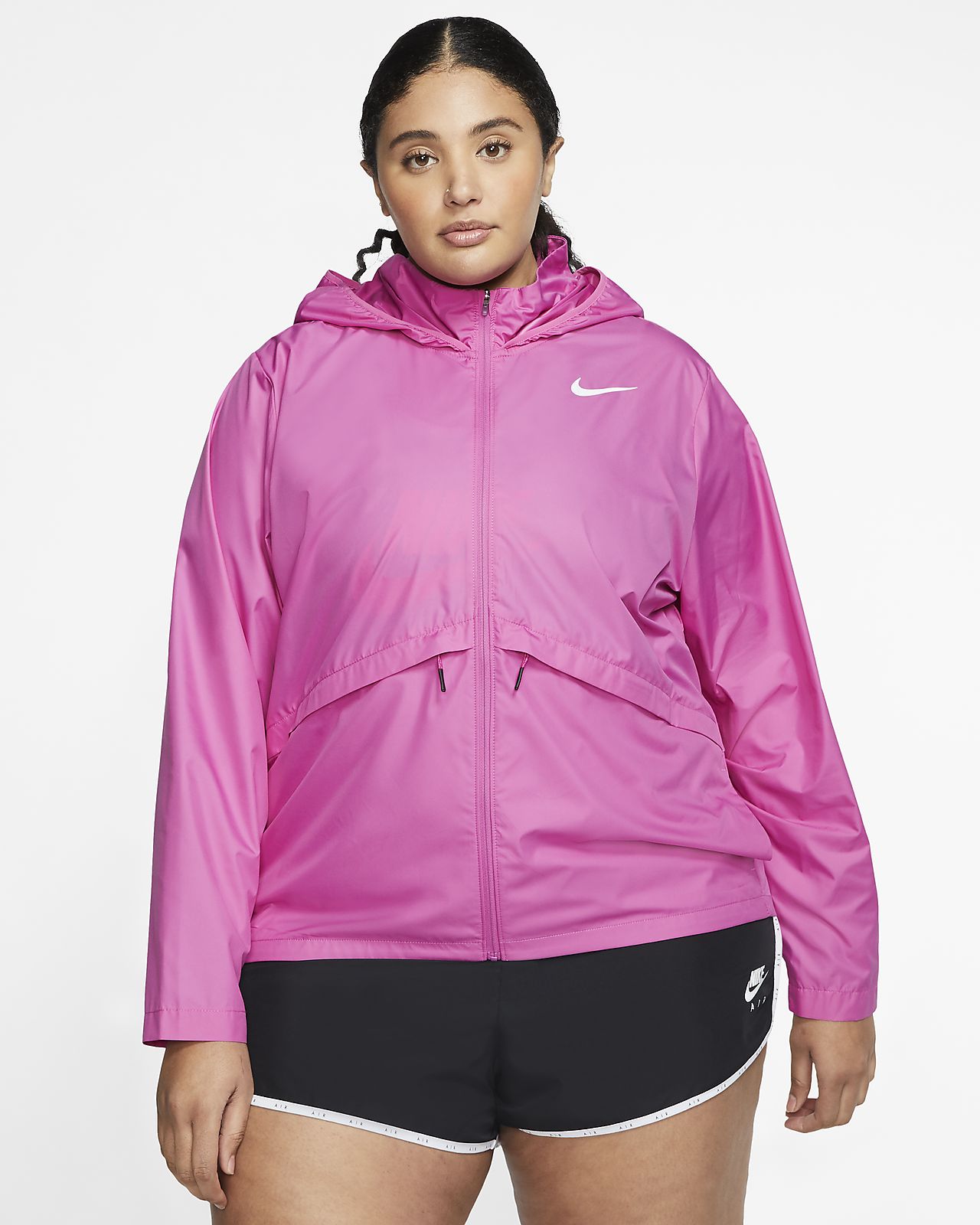 nike women's essential hooded running jacket