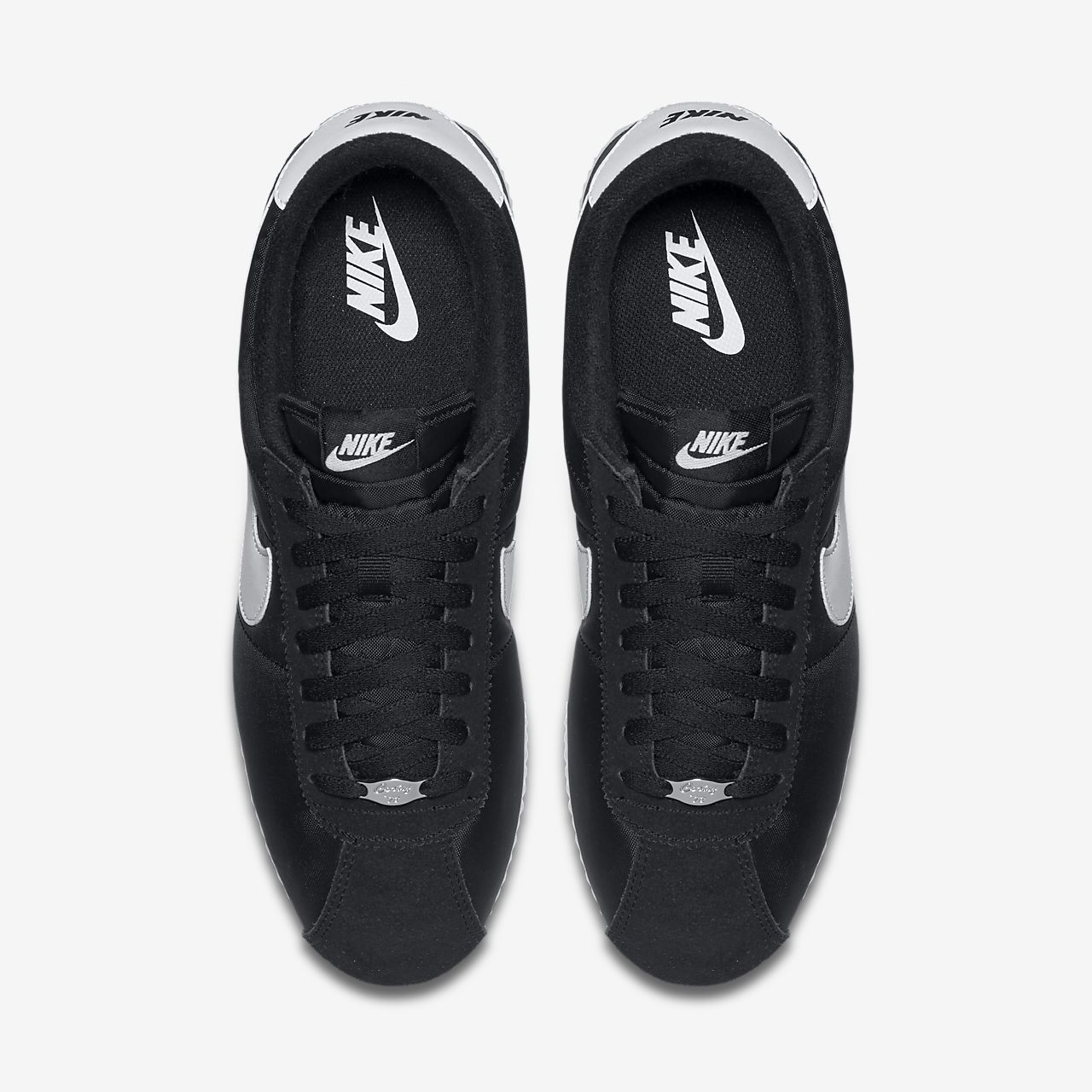 nike cortez black nylon