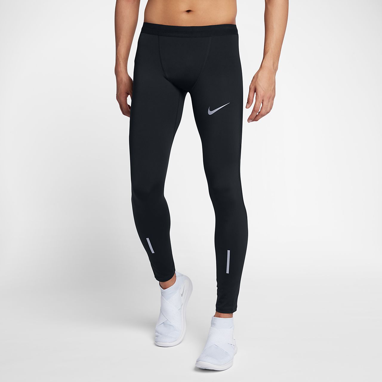 nike shield tech running tights