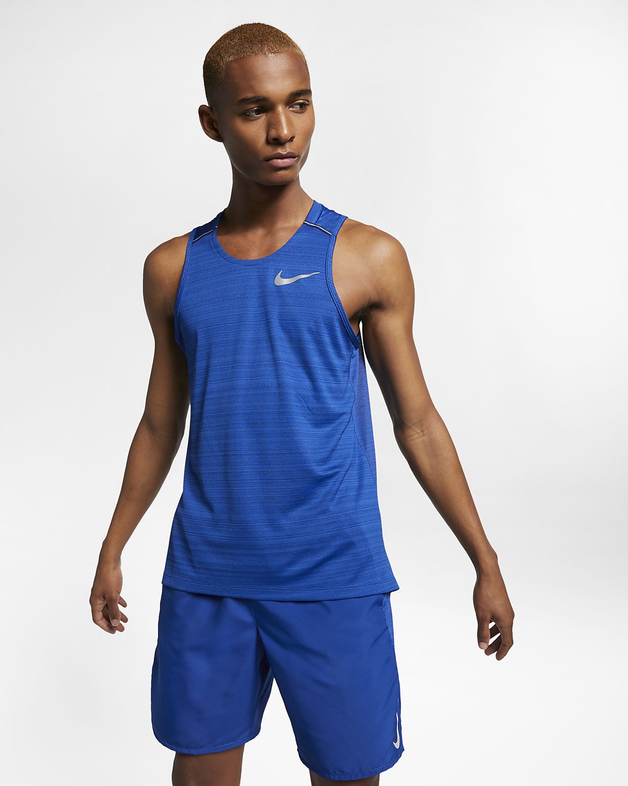 blue nike tank