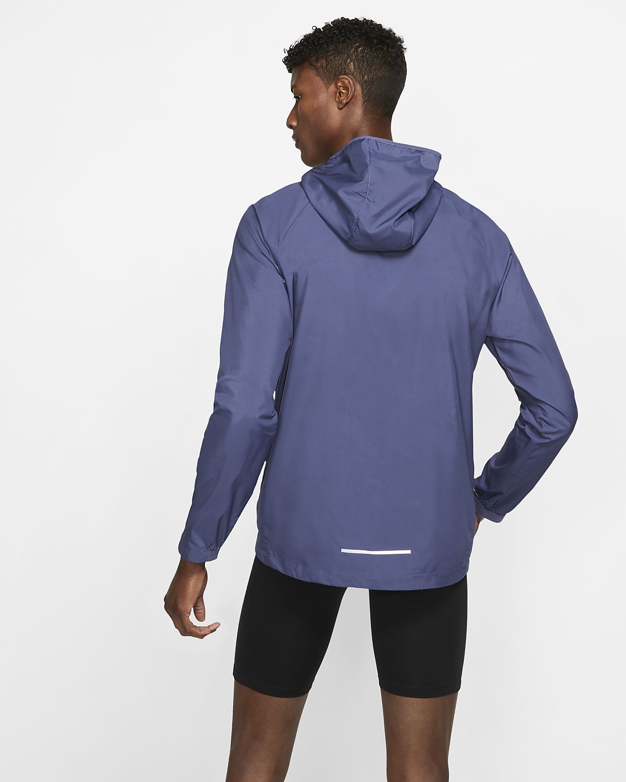 essential hooded running jacket nike