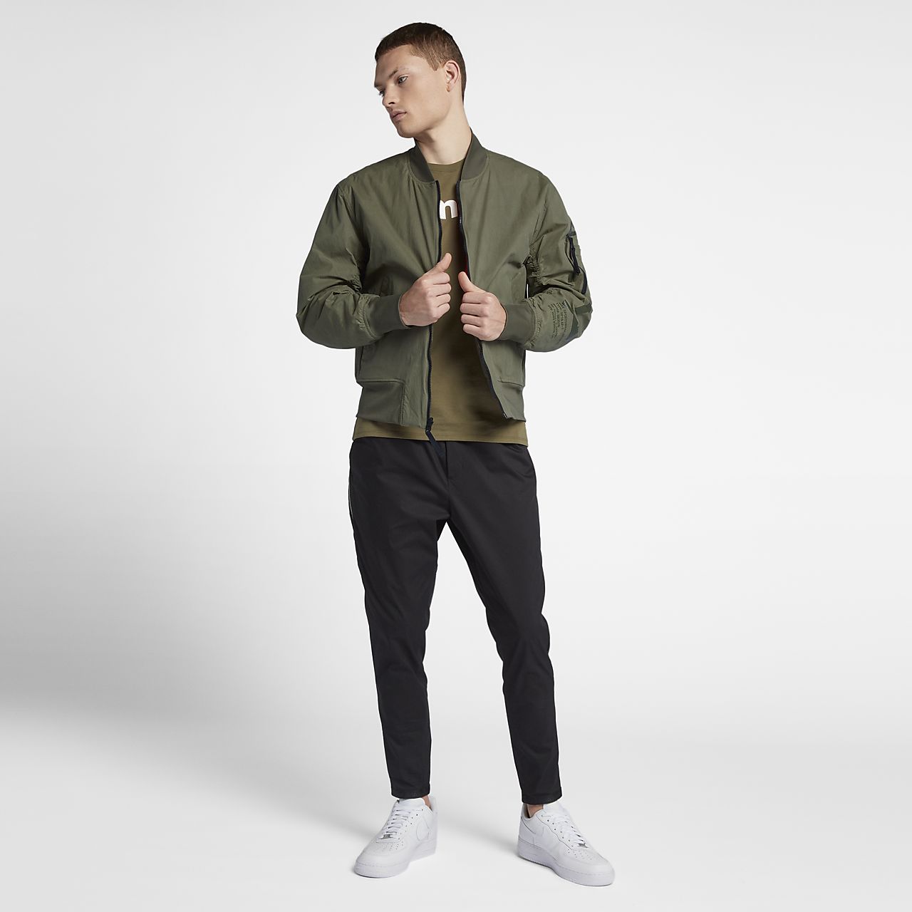 nike reversible af1 woven jacket