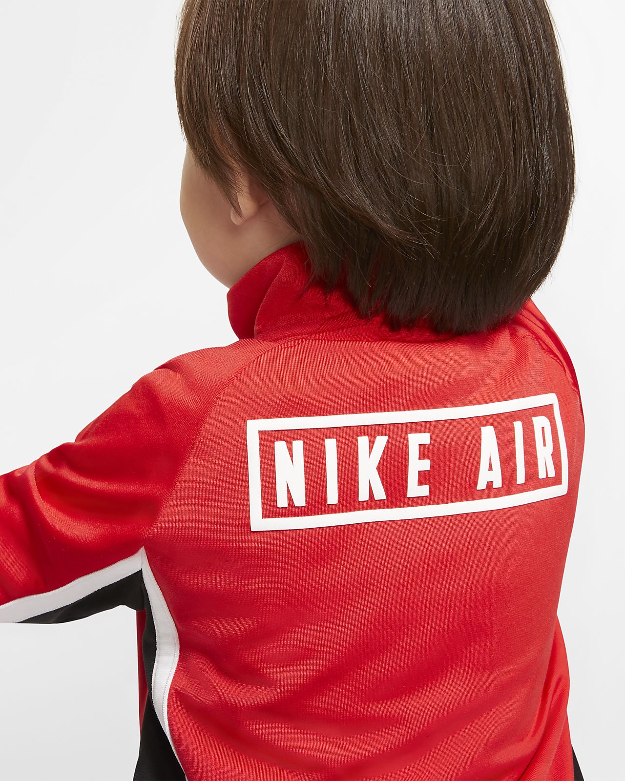 baby red nike tracksuit