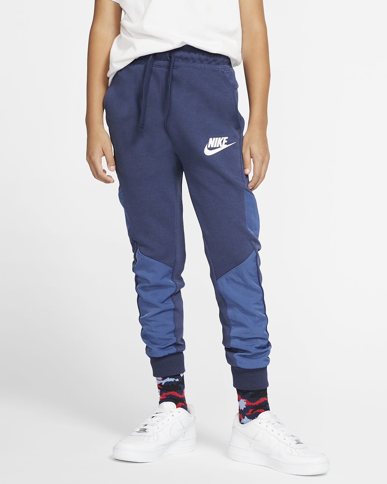 nike blue trousers