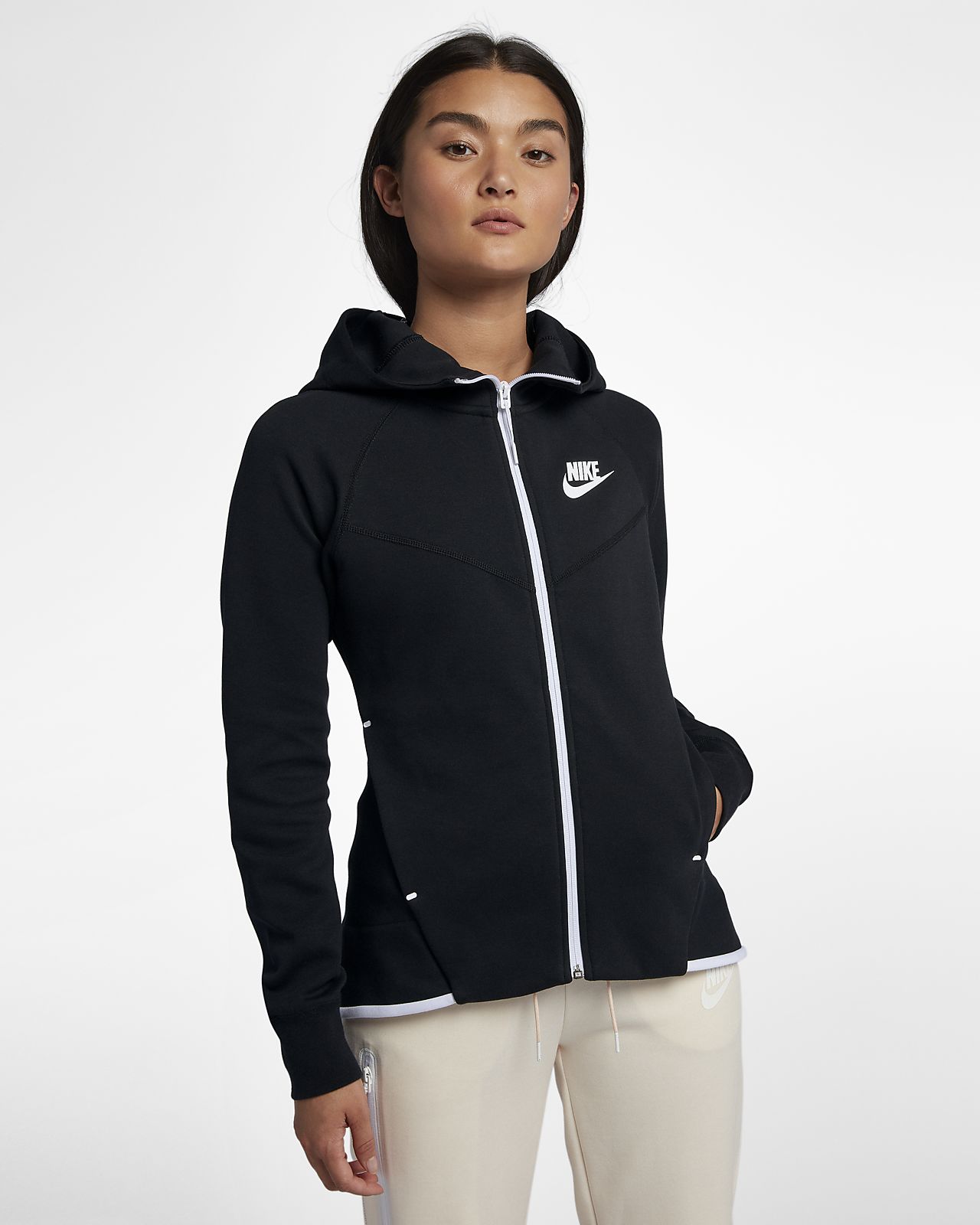 Felpa con cappuccio e zip a tutta lunghezza Nike Sportswear Tech Fleece Windrunner - Donna Felpa con cappuccio e zip a tutta lunghezza Nike Sportswear Tech Fleece Windrunner - Donna