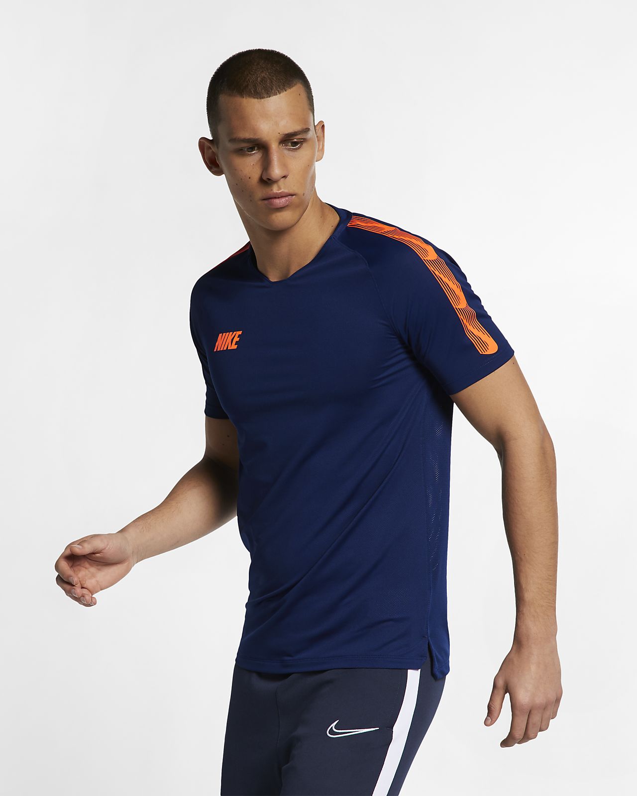 Nike Breathe Squad Men's Short-Sleeve Football Top