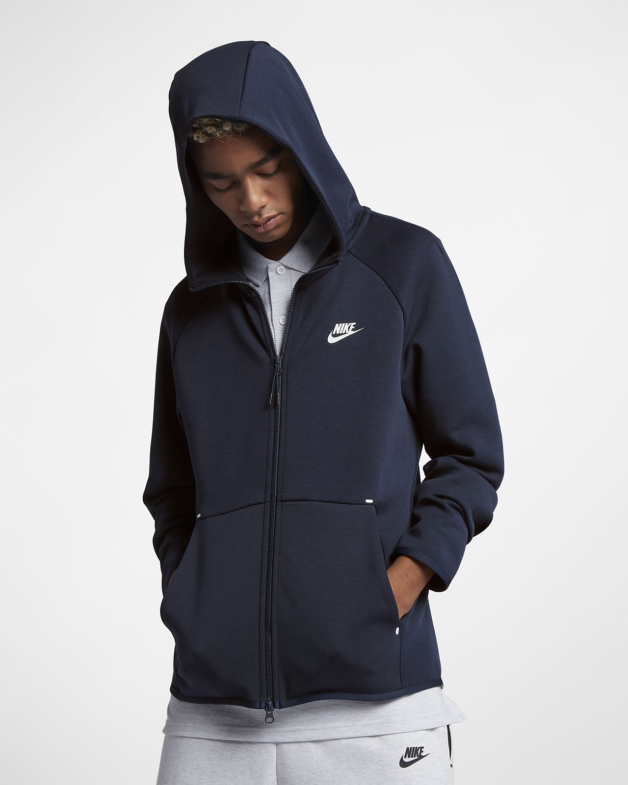 Nike Sportswear Tech Fleece Herren Hoodie mit durchgehendem Reißverschluss Nike Sportswear Tech Fleece Herren Hoodie mit durchgehendem Reißverschluss