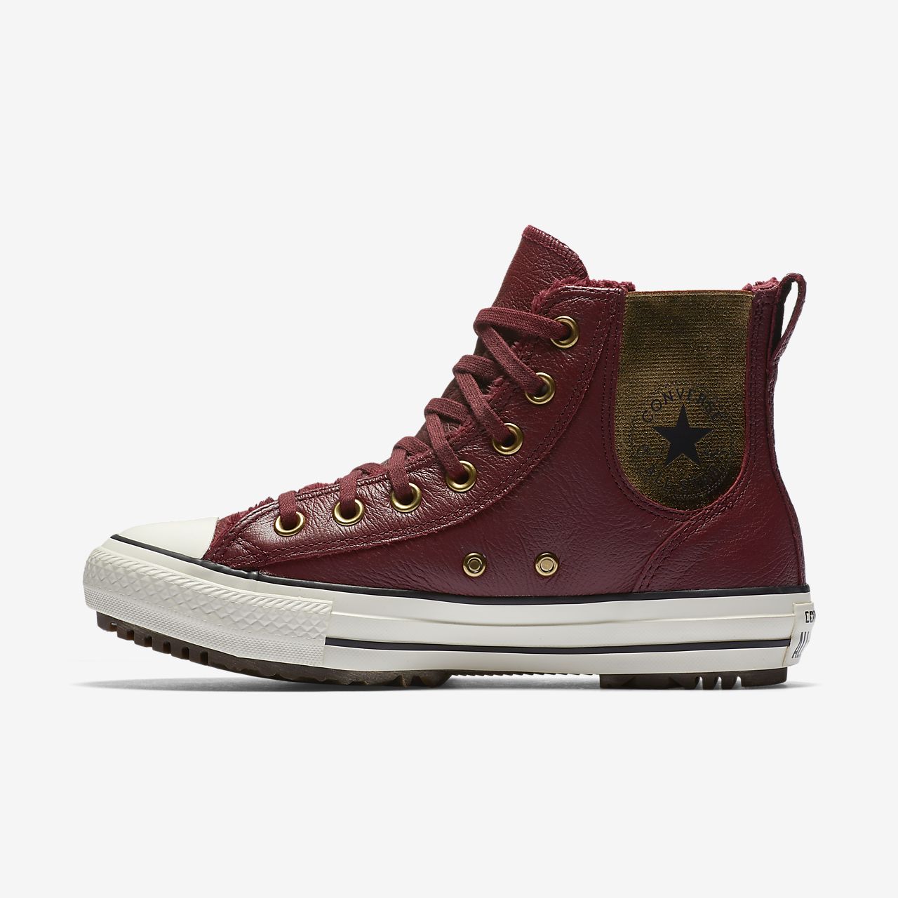 converse leather boots women