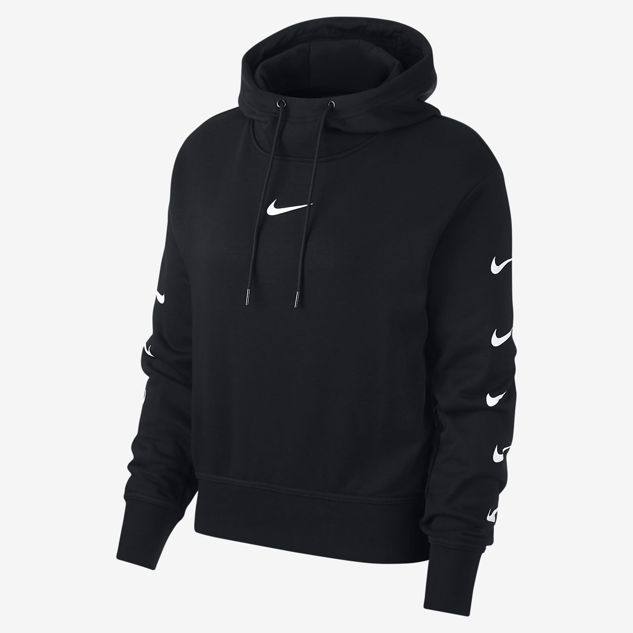 Nike Sportswear Swoosh hettegenser for dame. Nike NO Nike Sportswear hettegenser til dame. Nike NO