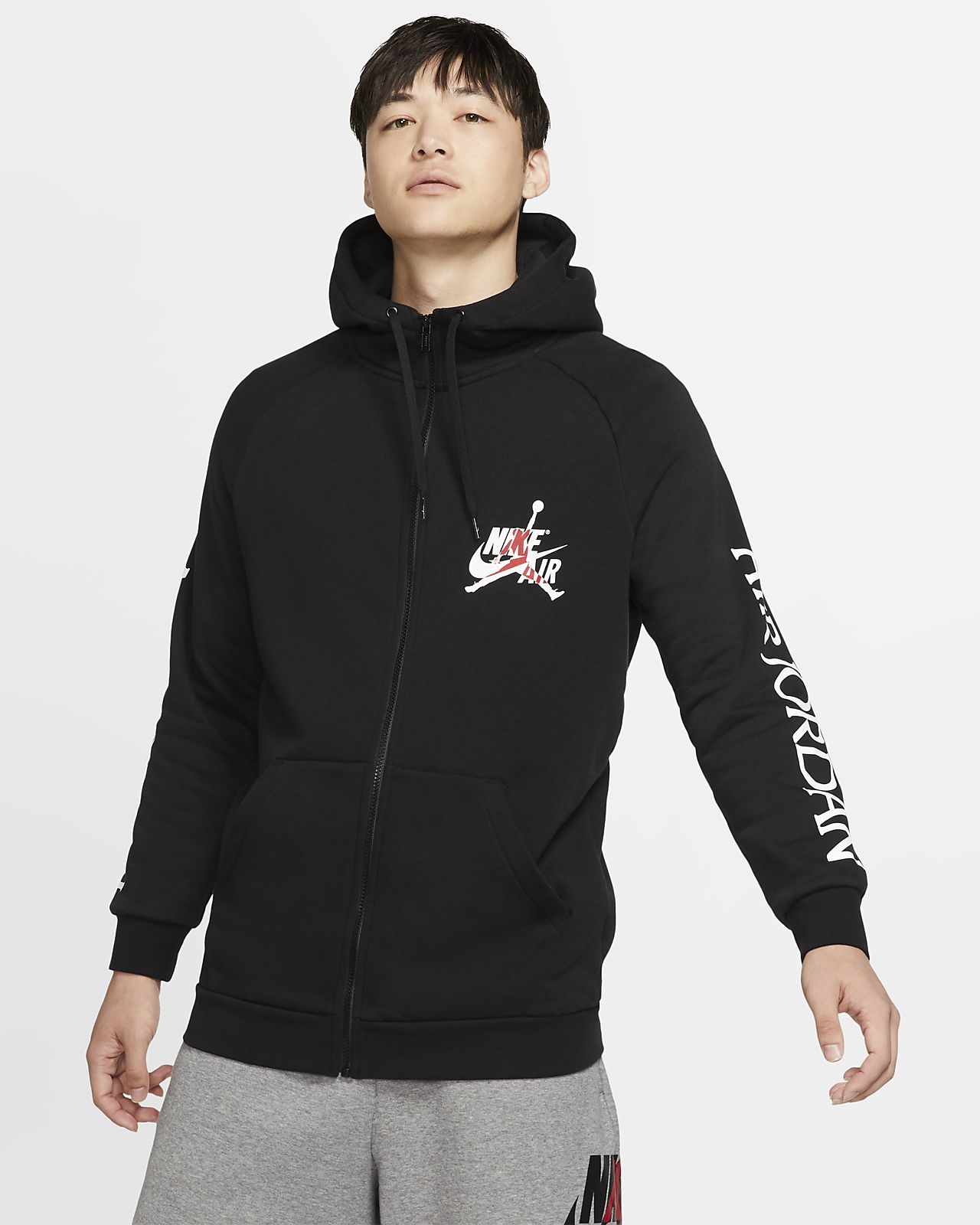 men's jordan full zip hoodie