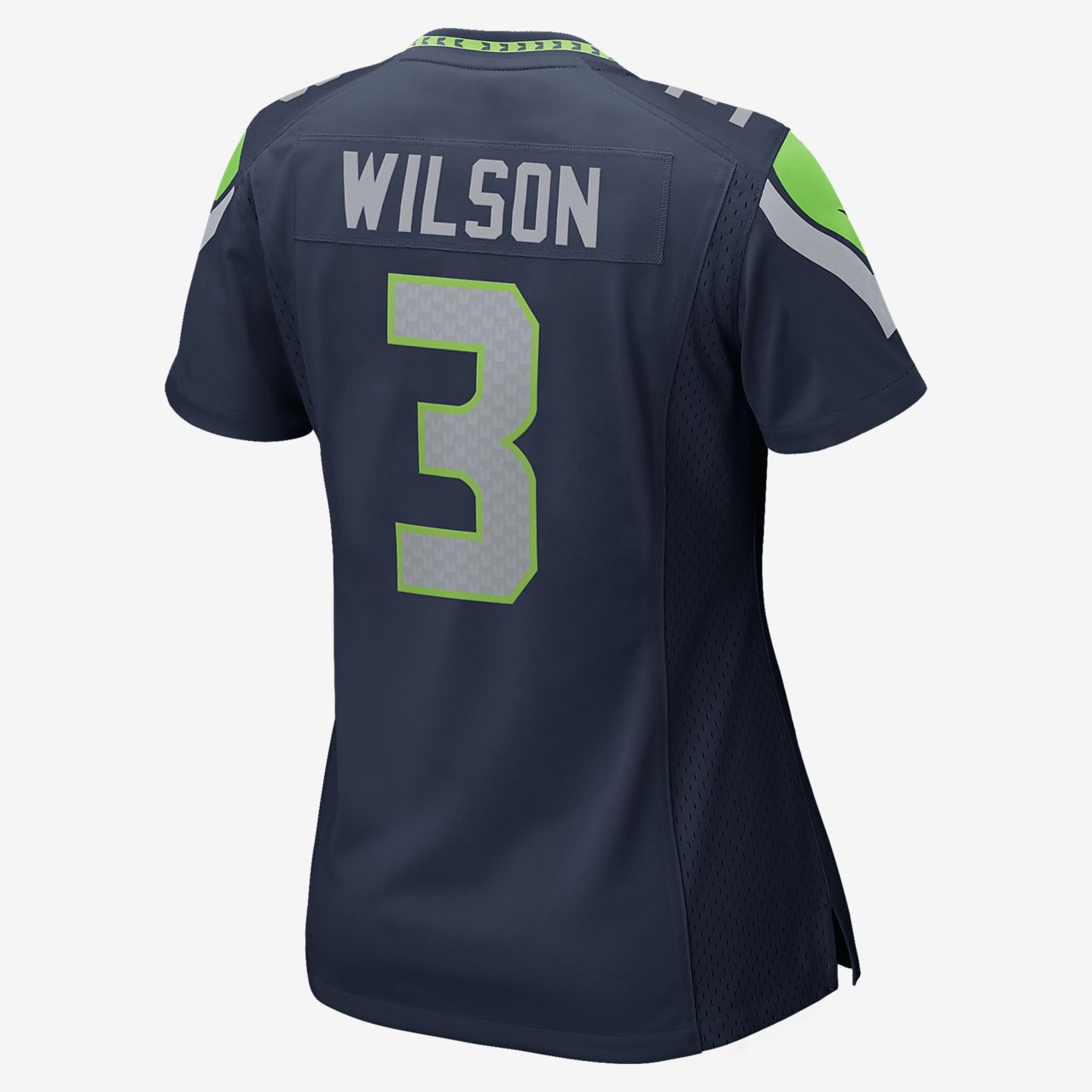 NFL Seattle Seahawks (Russell Wilson) Women's Football Home Game Jersey