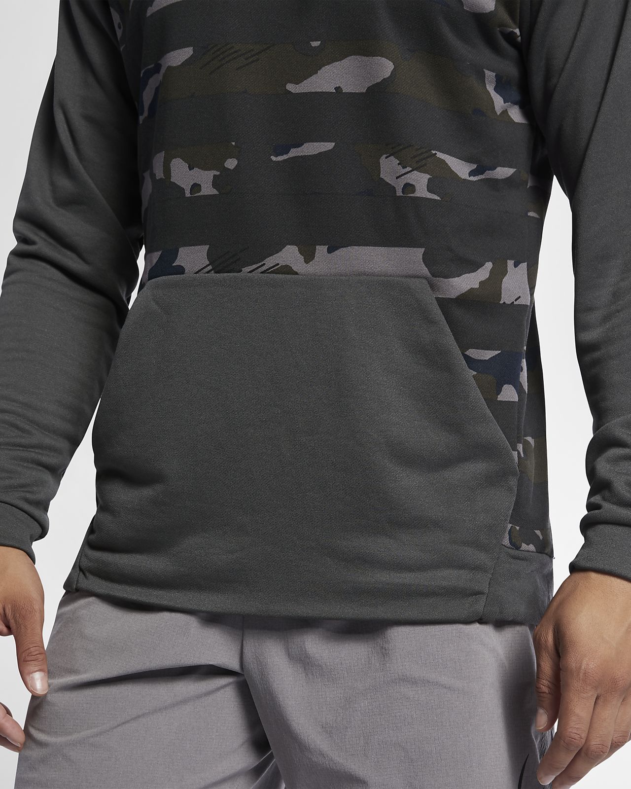 camo workout hoodie