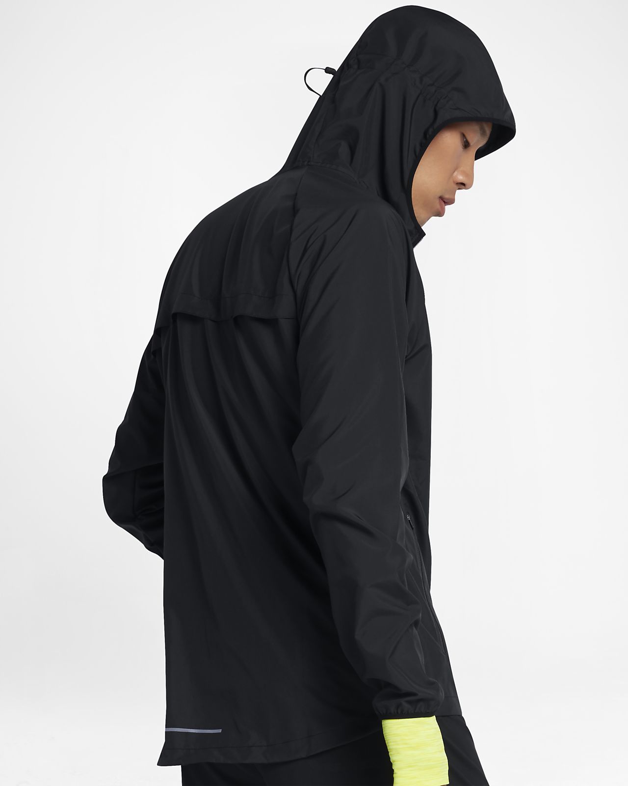 men's hooded running jacket nike essential