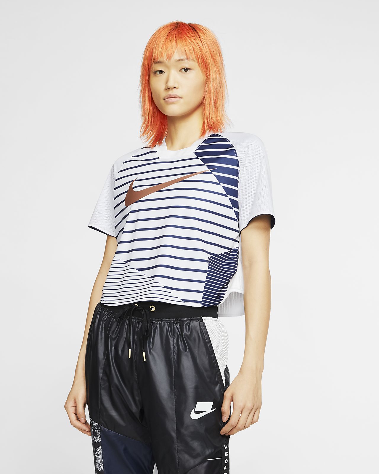 Nike Sportswear Dri Fit Unite Totale Women S Cropped Short Sleeve