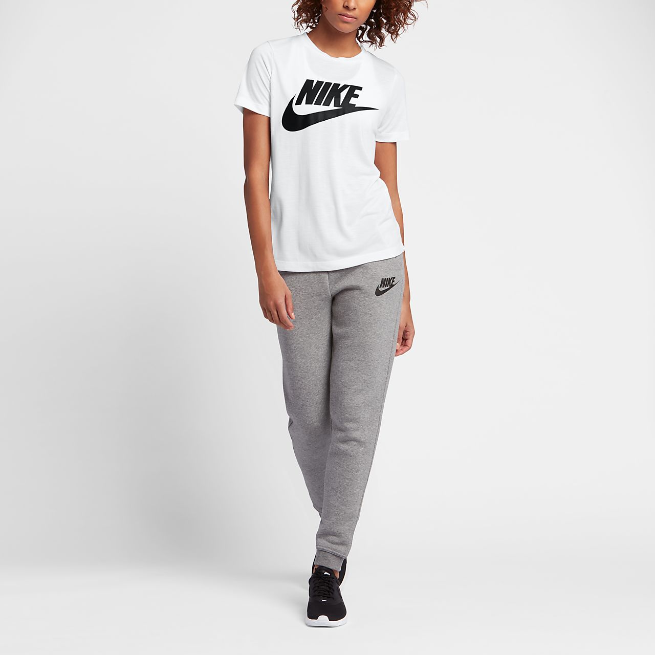 nike sportswear essential women's logo short sleeve top