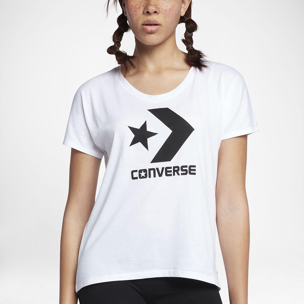 Converse Star Chevron Femme Women's T-Shirt. Nike.com