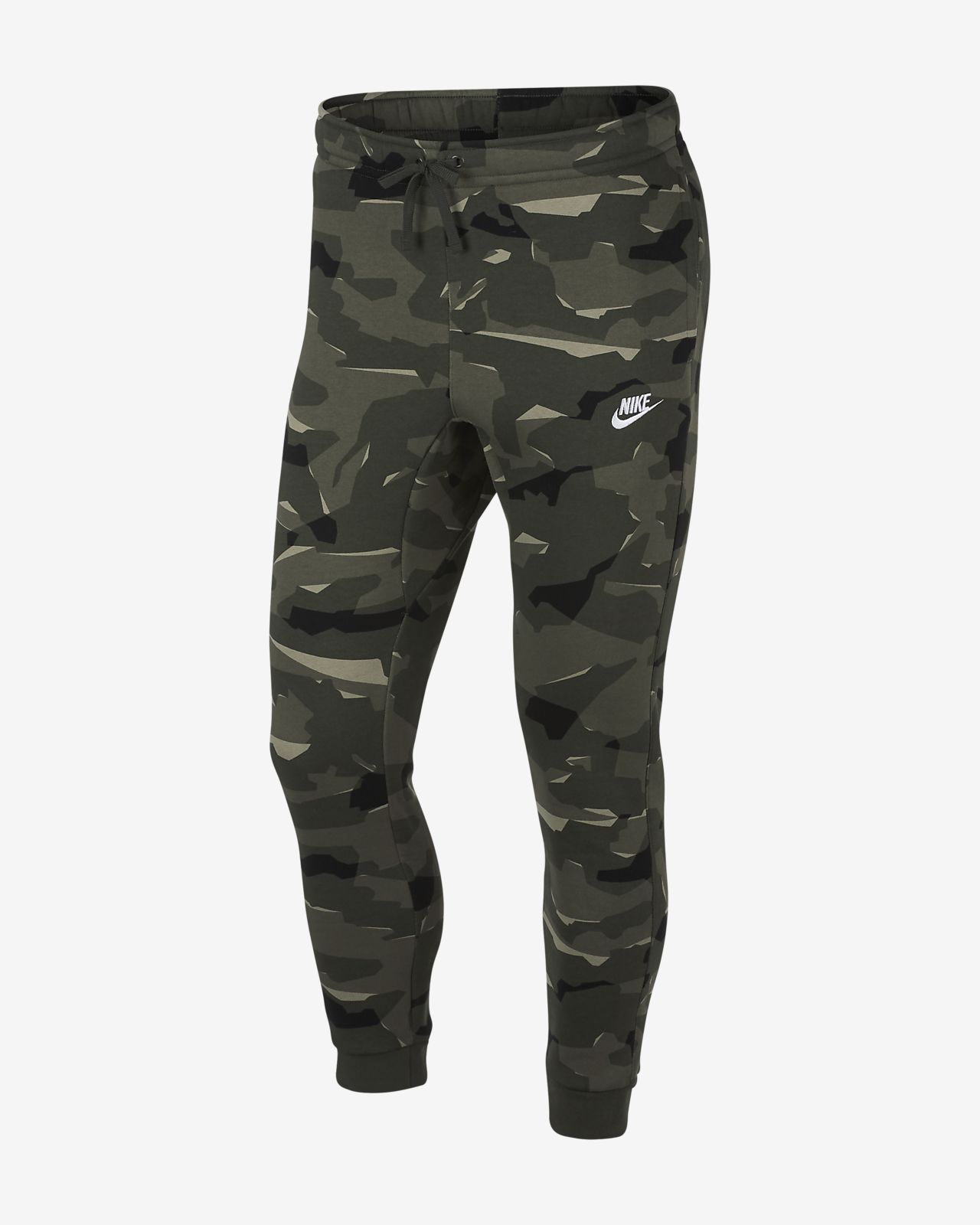 nike black camo joggers