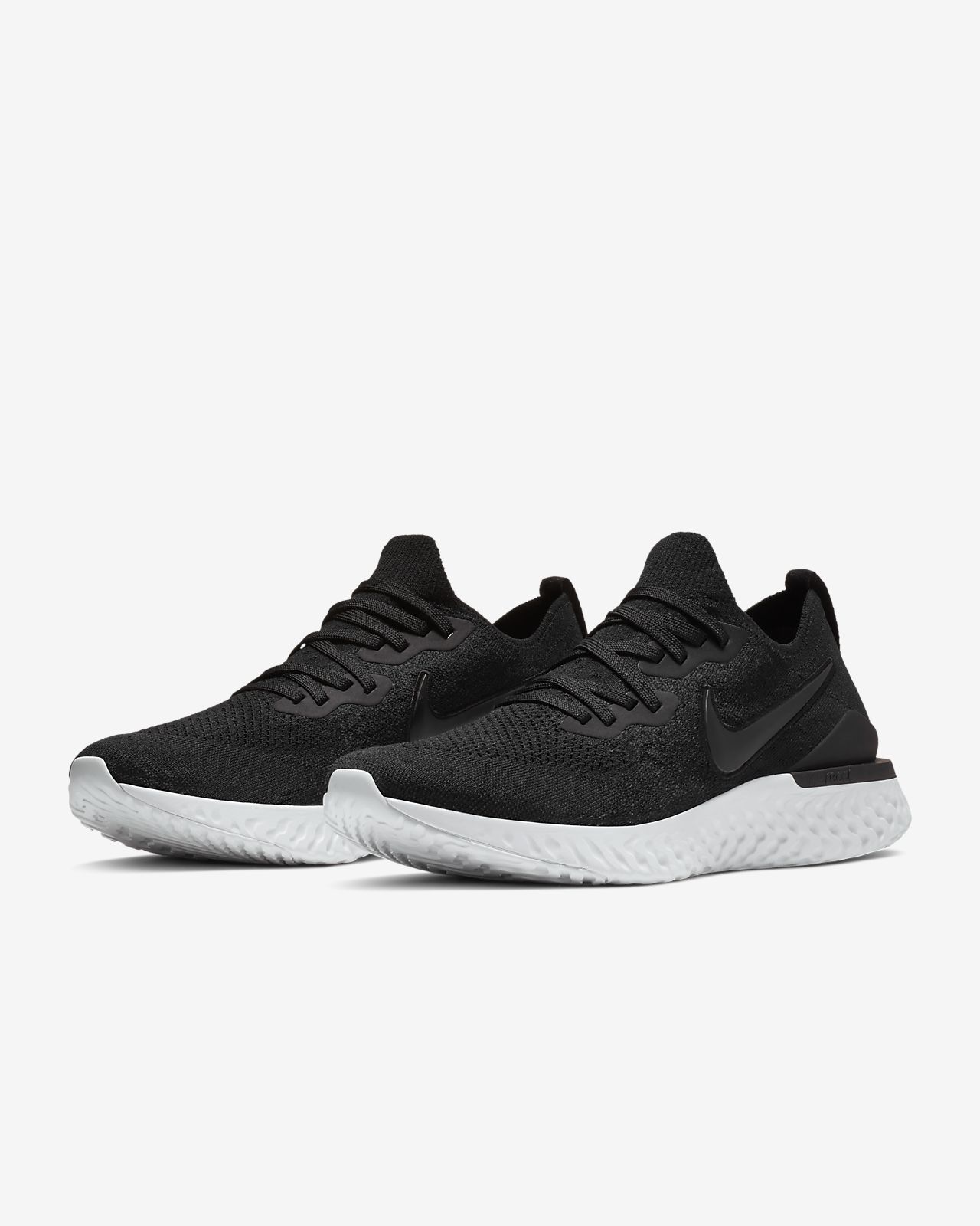 nike running epic react flyknit trainers