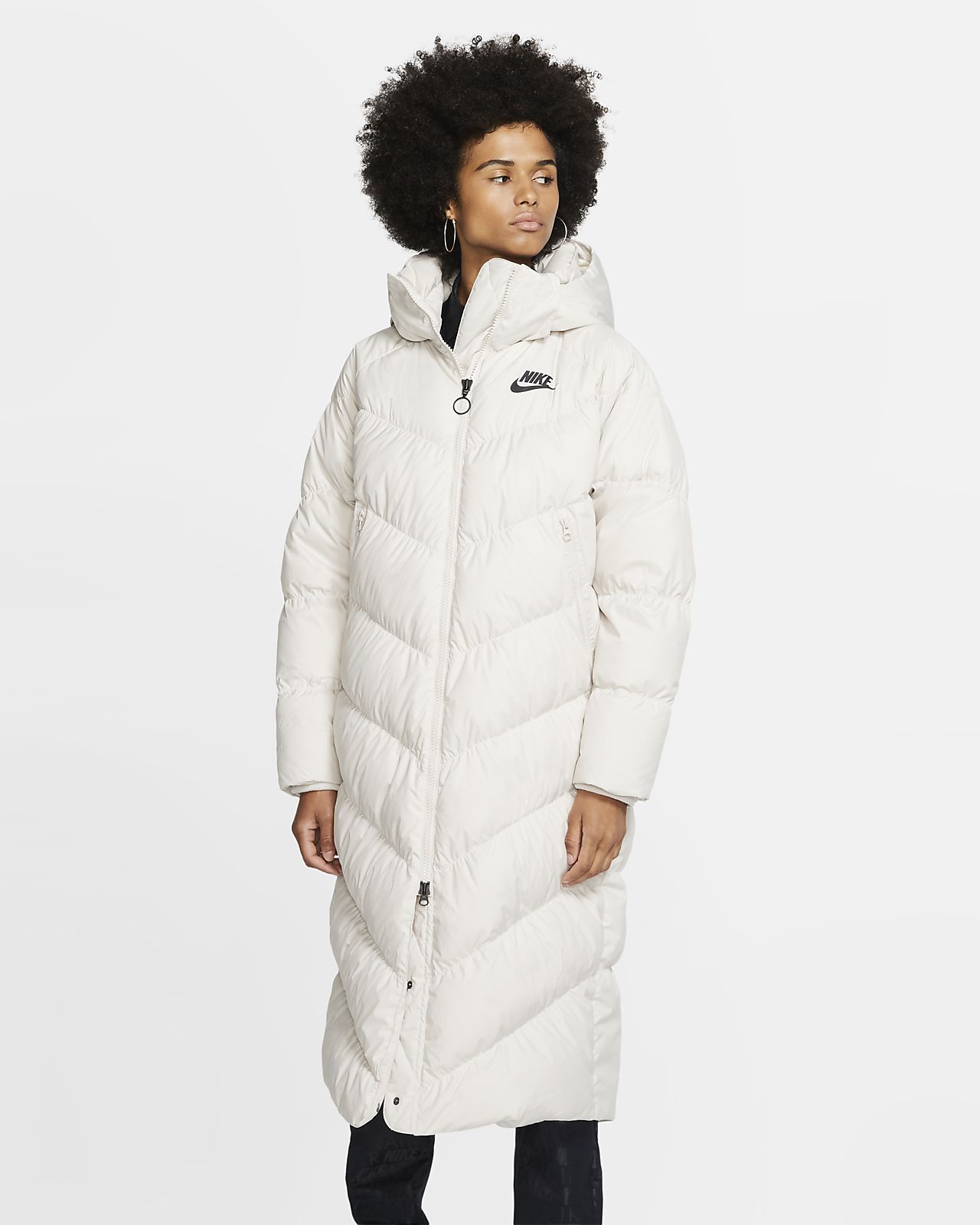 piumino lungo nike