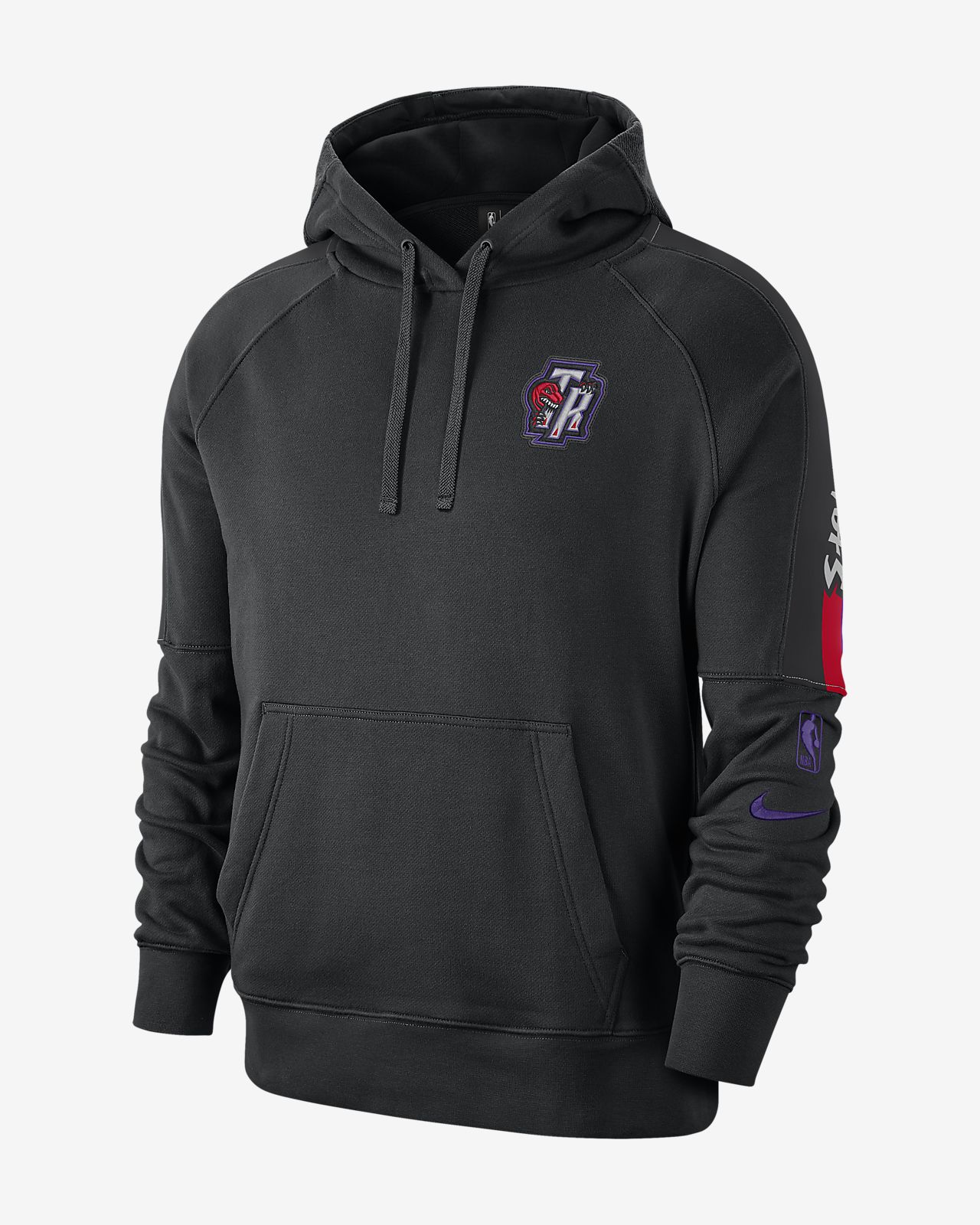 toronto raptors nike men's spotlight hoodie