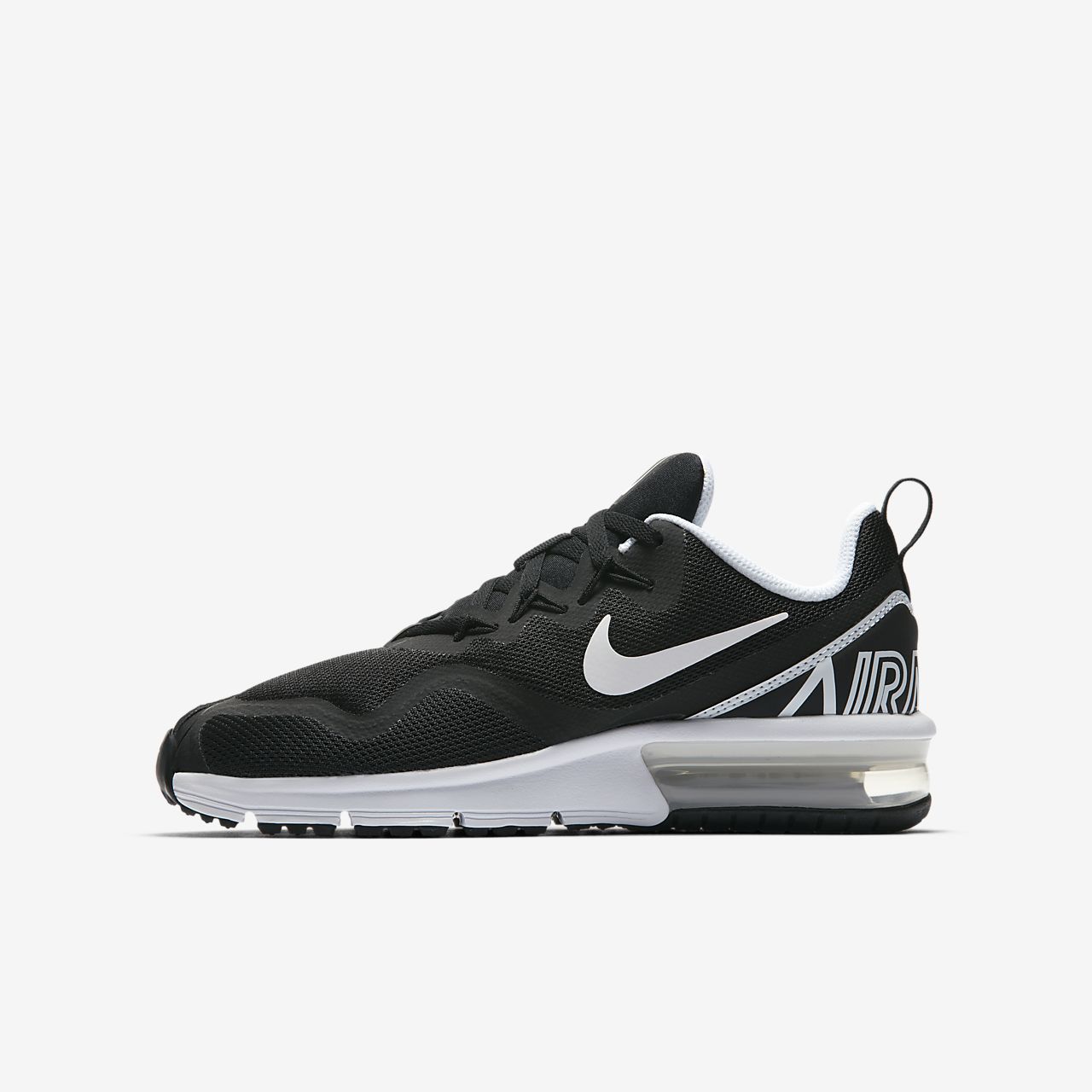 nike air max fury black and white