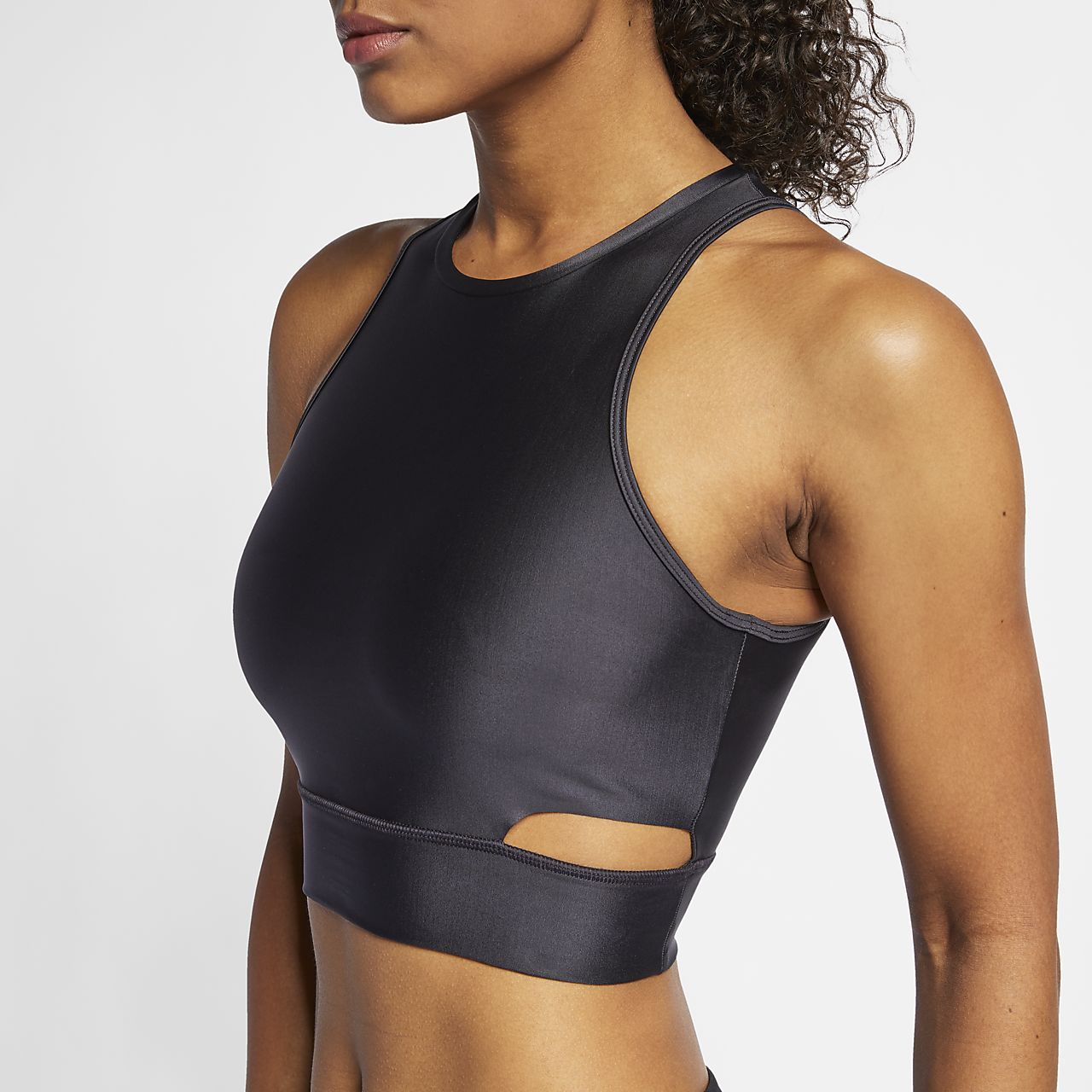 cropped training tank