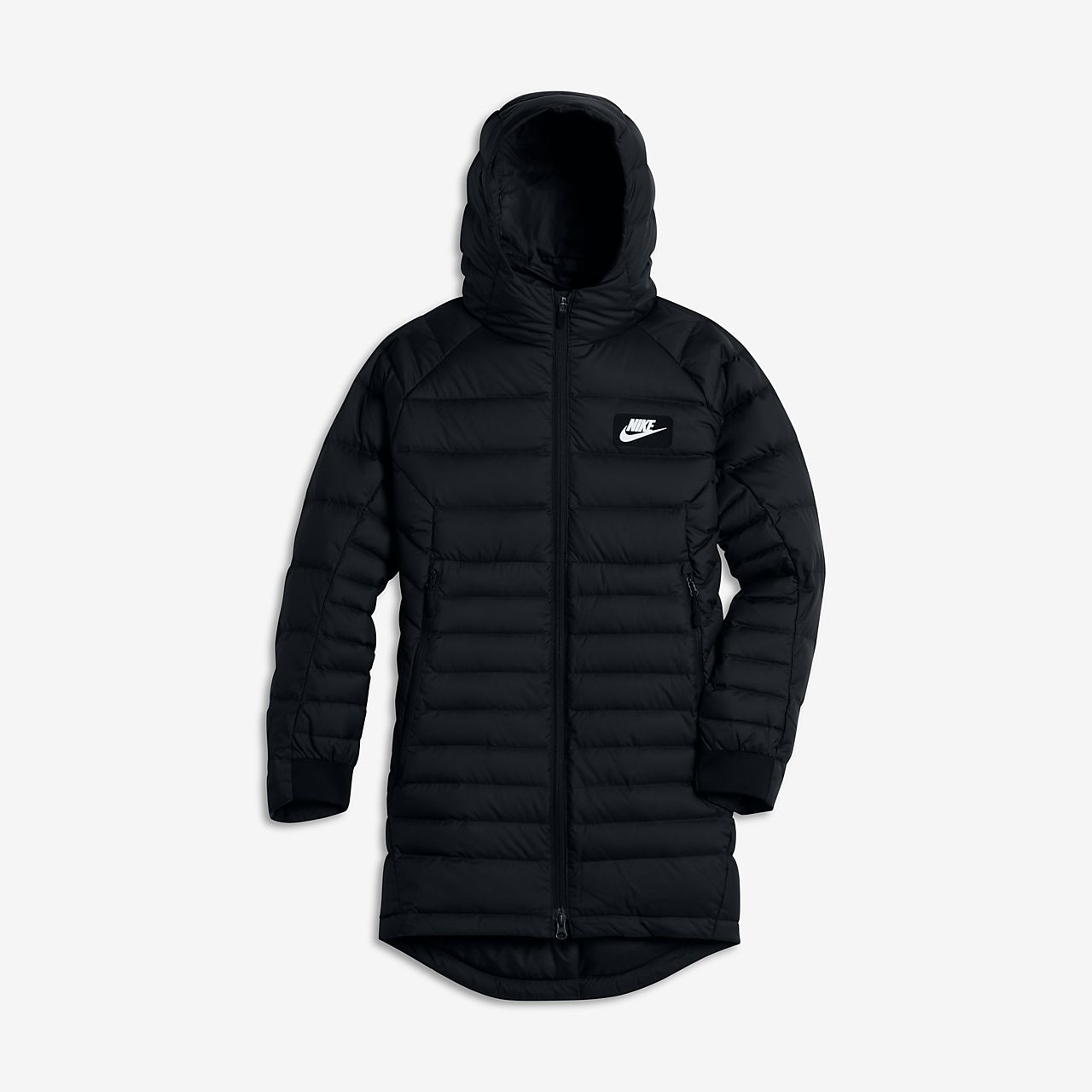 nike parka black