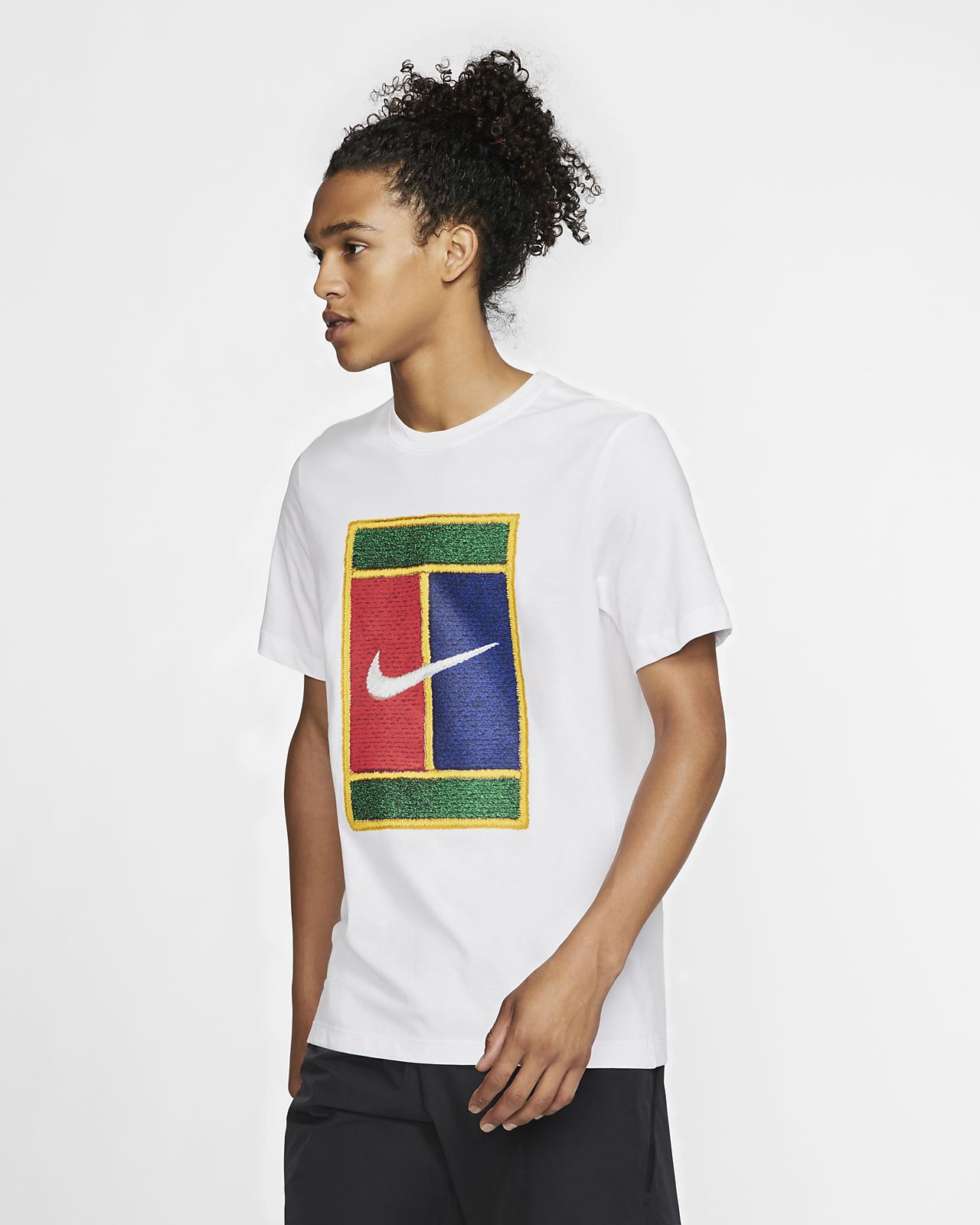 nike court logo t shirt