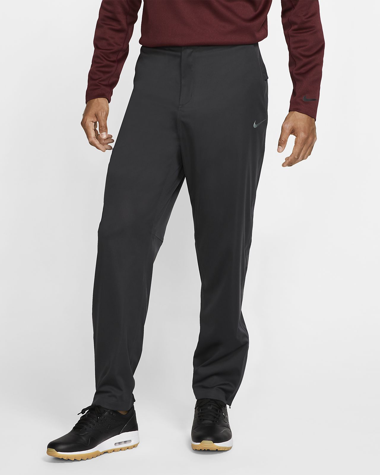 nike golf trousers black