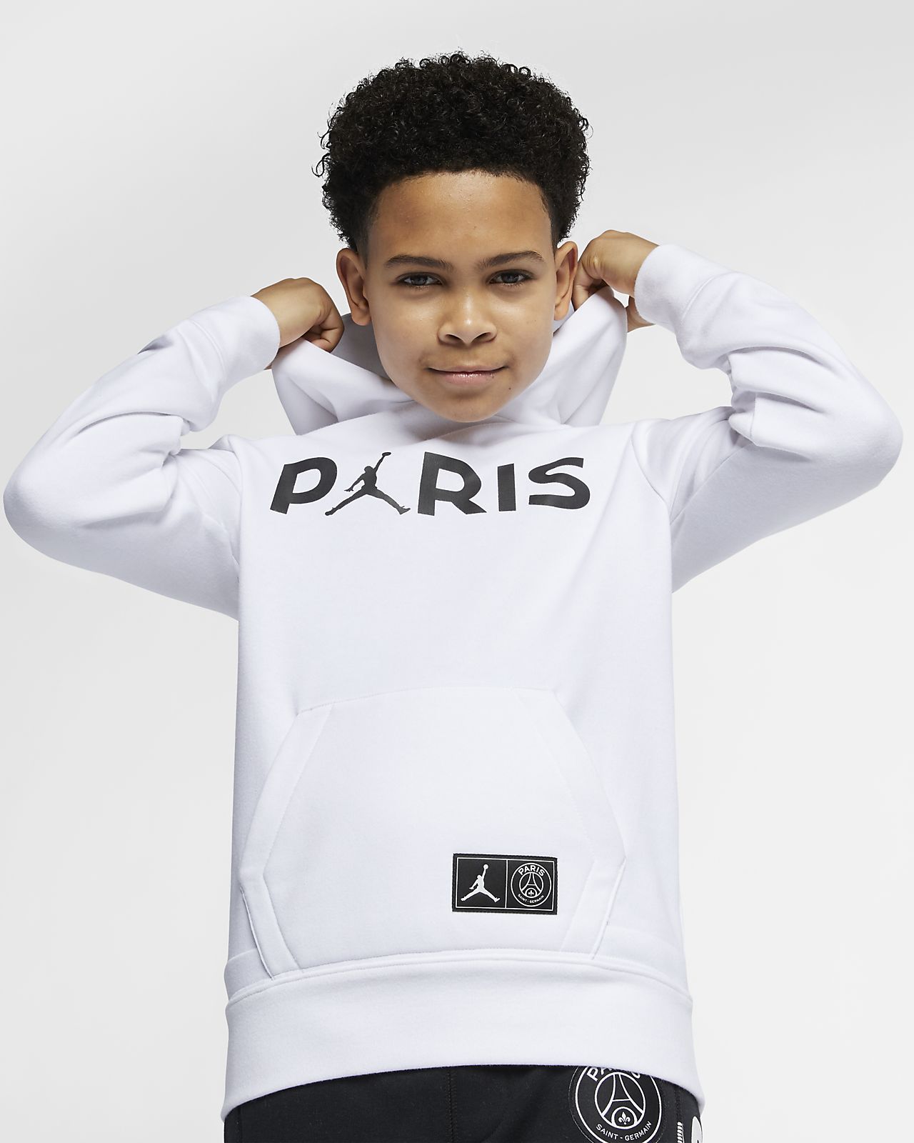 psg hoodie white