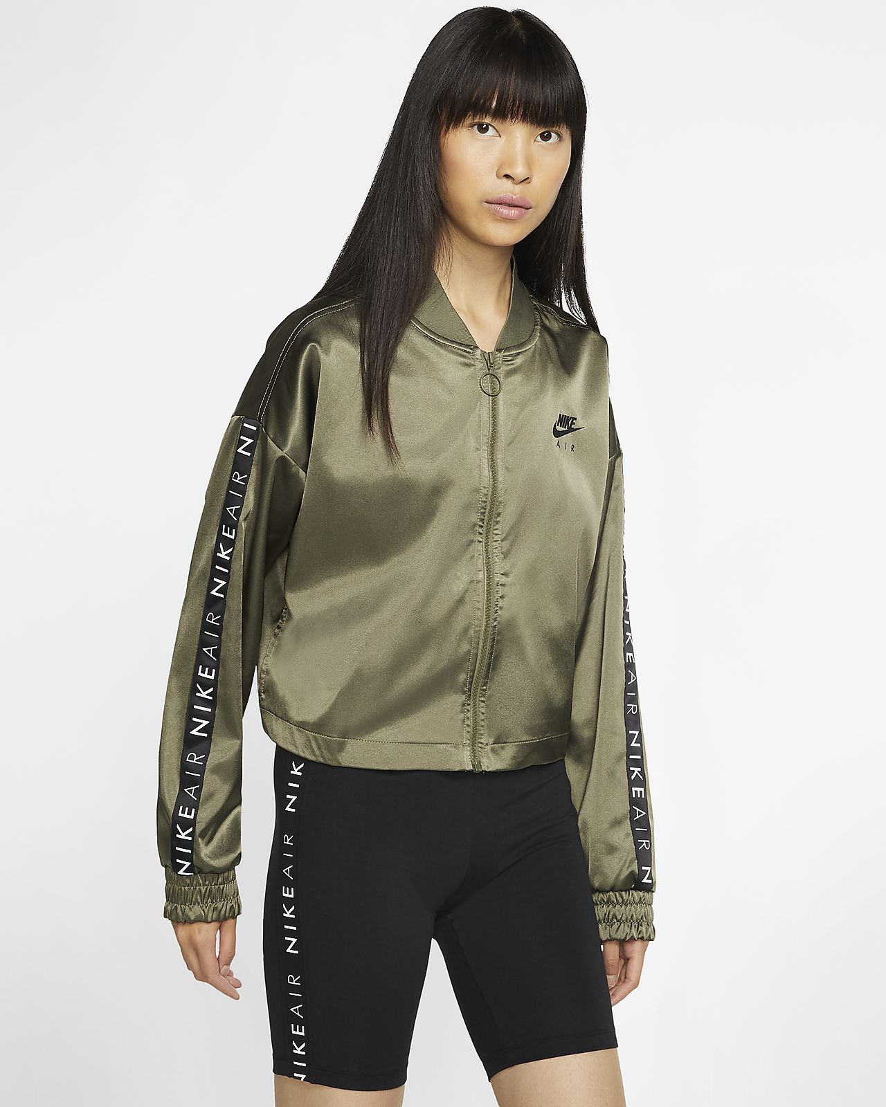satin track jacket