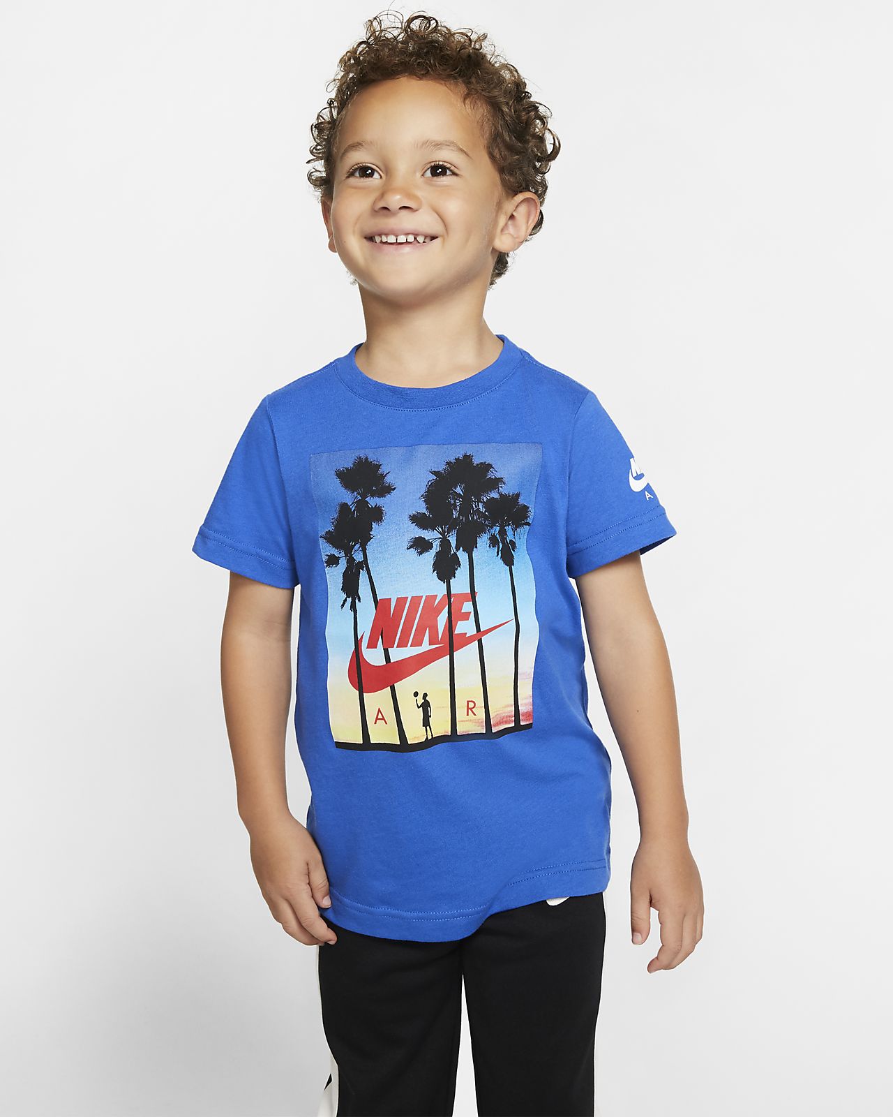 blue nike shirt boys