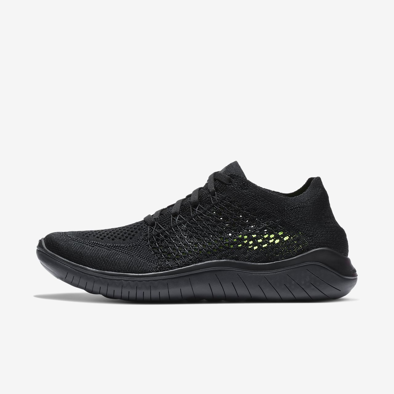 Wmns Nike Free RN Flyknit 2018 Black Anthracite Women Running Shoes 942839002 Wmns Nike Free RN Flyknit 2018 Black Anthracite Women Running Shoes 942839002