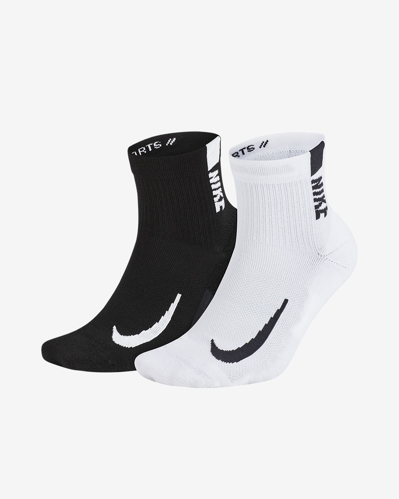 Nike Multiplier Ankle Socks (2 Pairs). Nike.com AU