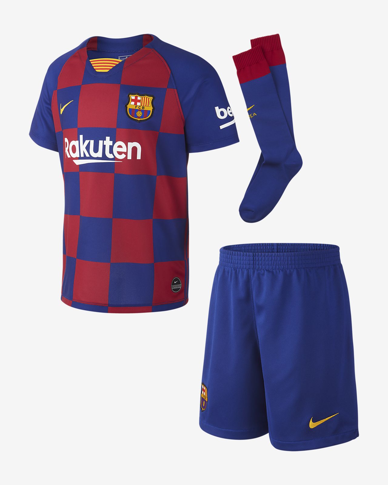 FC Barcelona 2019/20 Home Younger Kids' Football Kit. Nike ZA