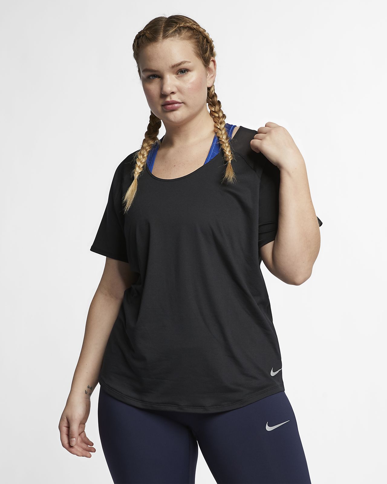 Nike 10K (Plus Size) Women's Short Sleeve Running Top Nike 10K (Plus Size) Women's Short Sleeve Running Top
