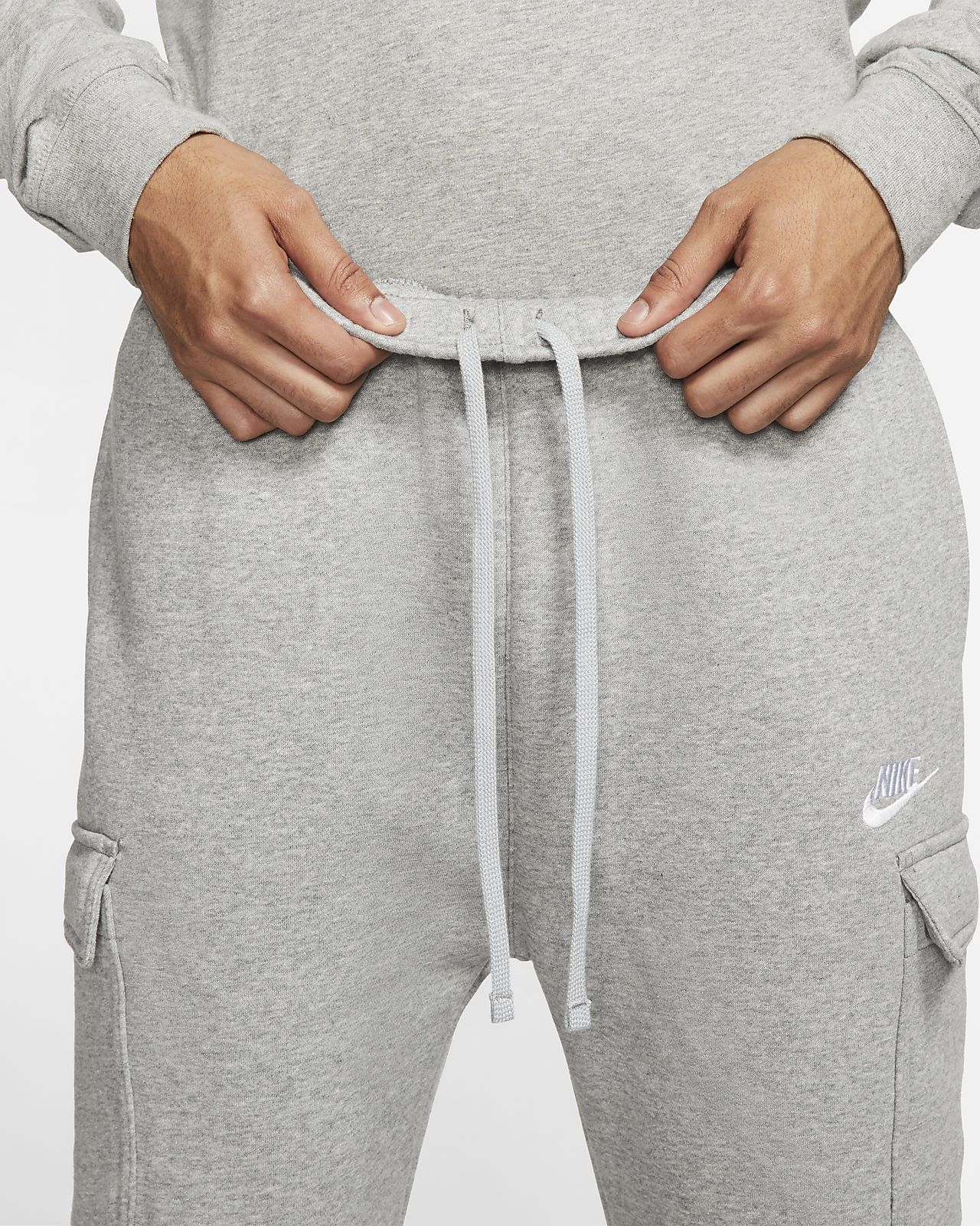 nike fleece cargo sweatpants