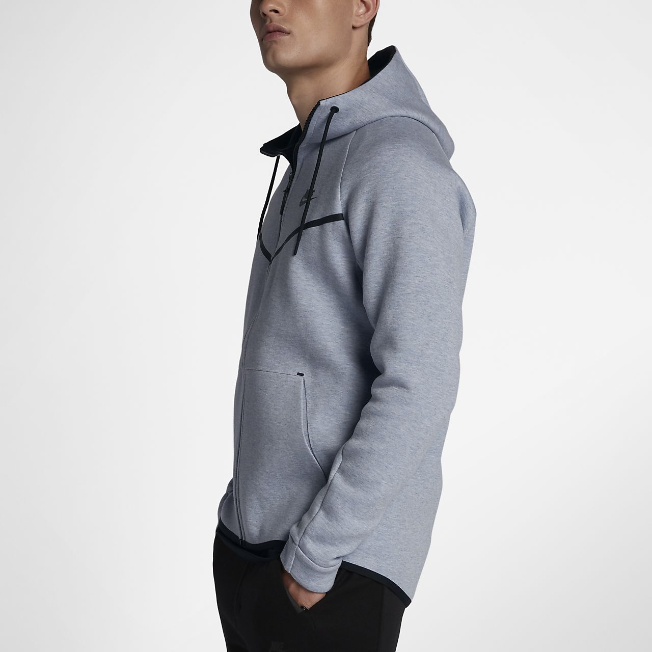 nike tech fleece hoodie mens pink