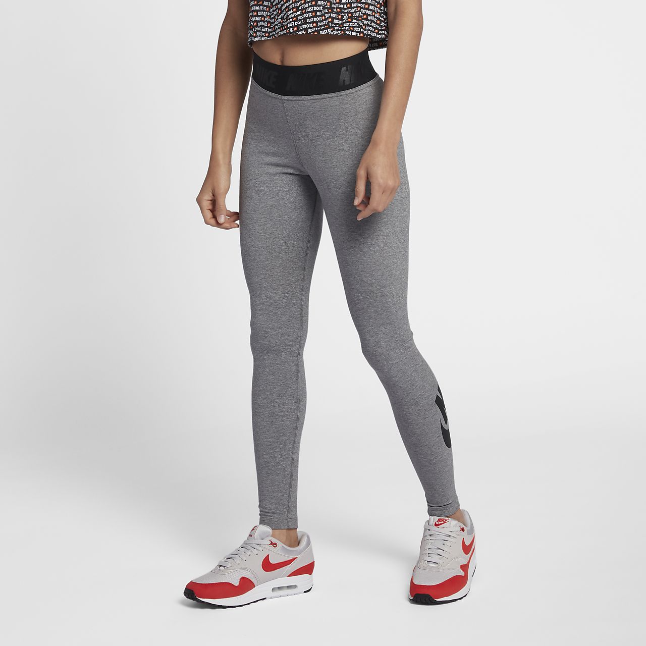 nike leg a see leggings grey