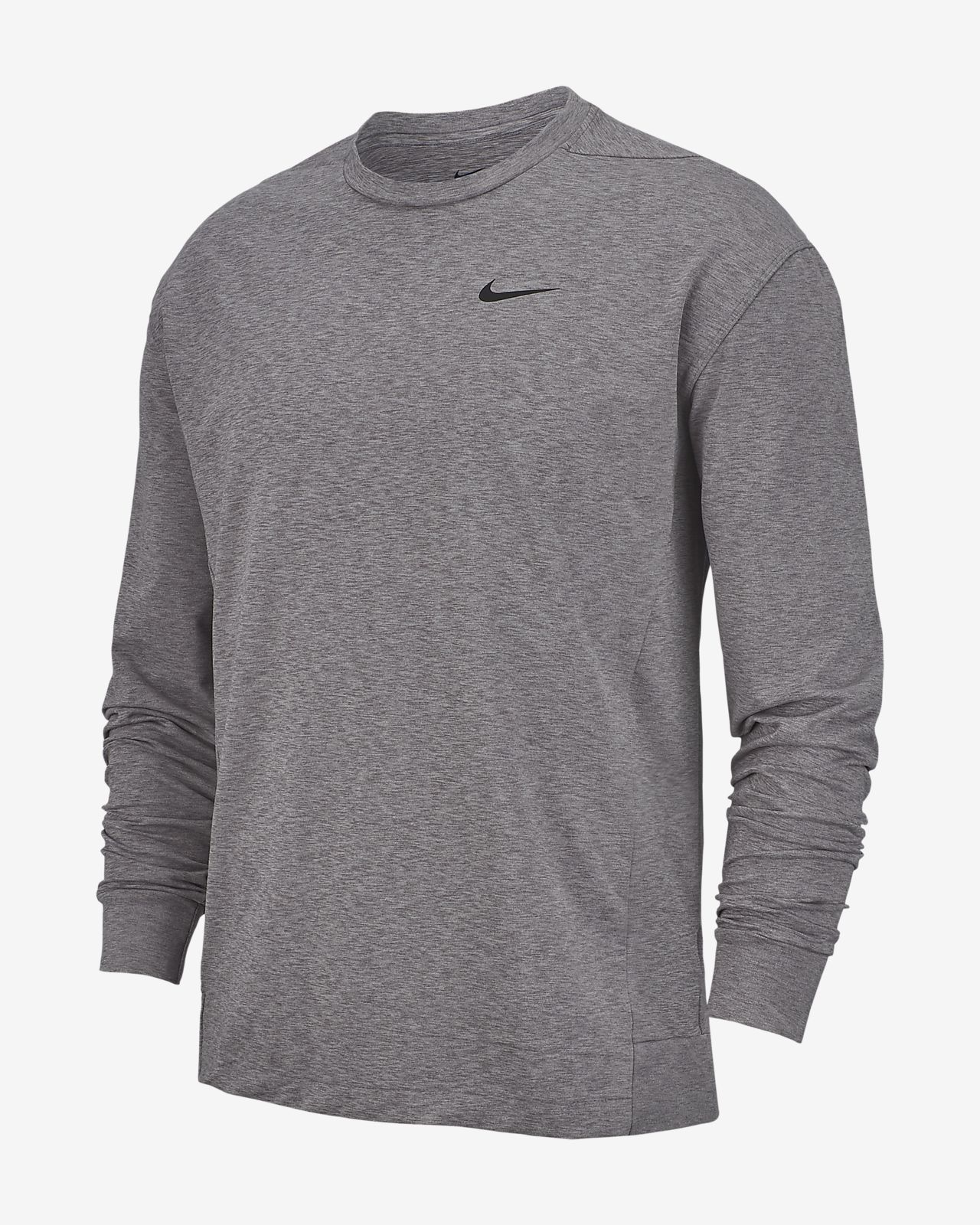 Nike Dri FIT Langarm Yoga Trainingsoberteil für Herren Nike Dri FIT Langarm Yoga Trainingsoberteil für Herren