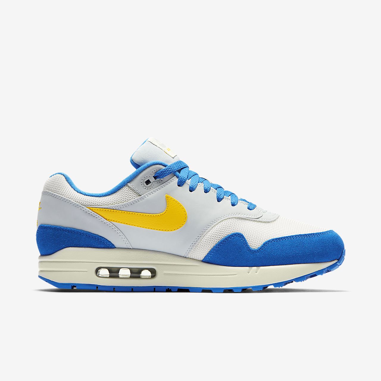 nike air max 1 wit/gum yellow/metallic silver/pure platinum nike air max 1 wit/gum yellow/metallic silver/pure platinum