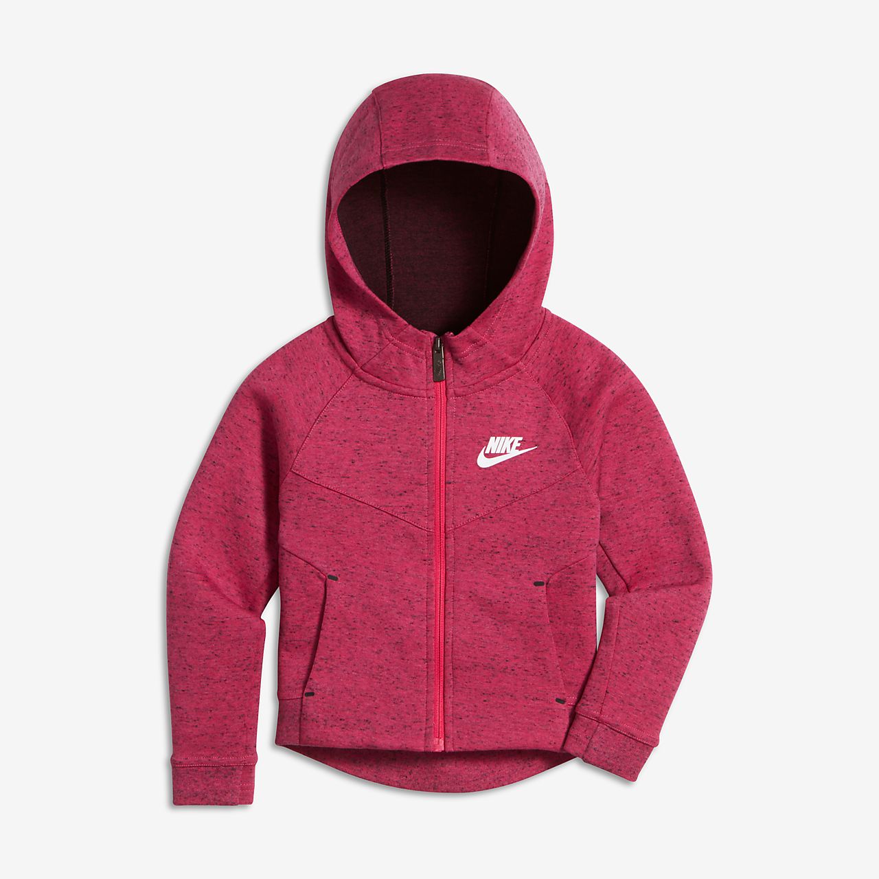 nike tech fleece hoodie kids pink