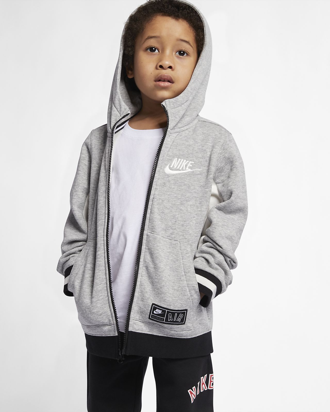 grey nike air hoodie