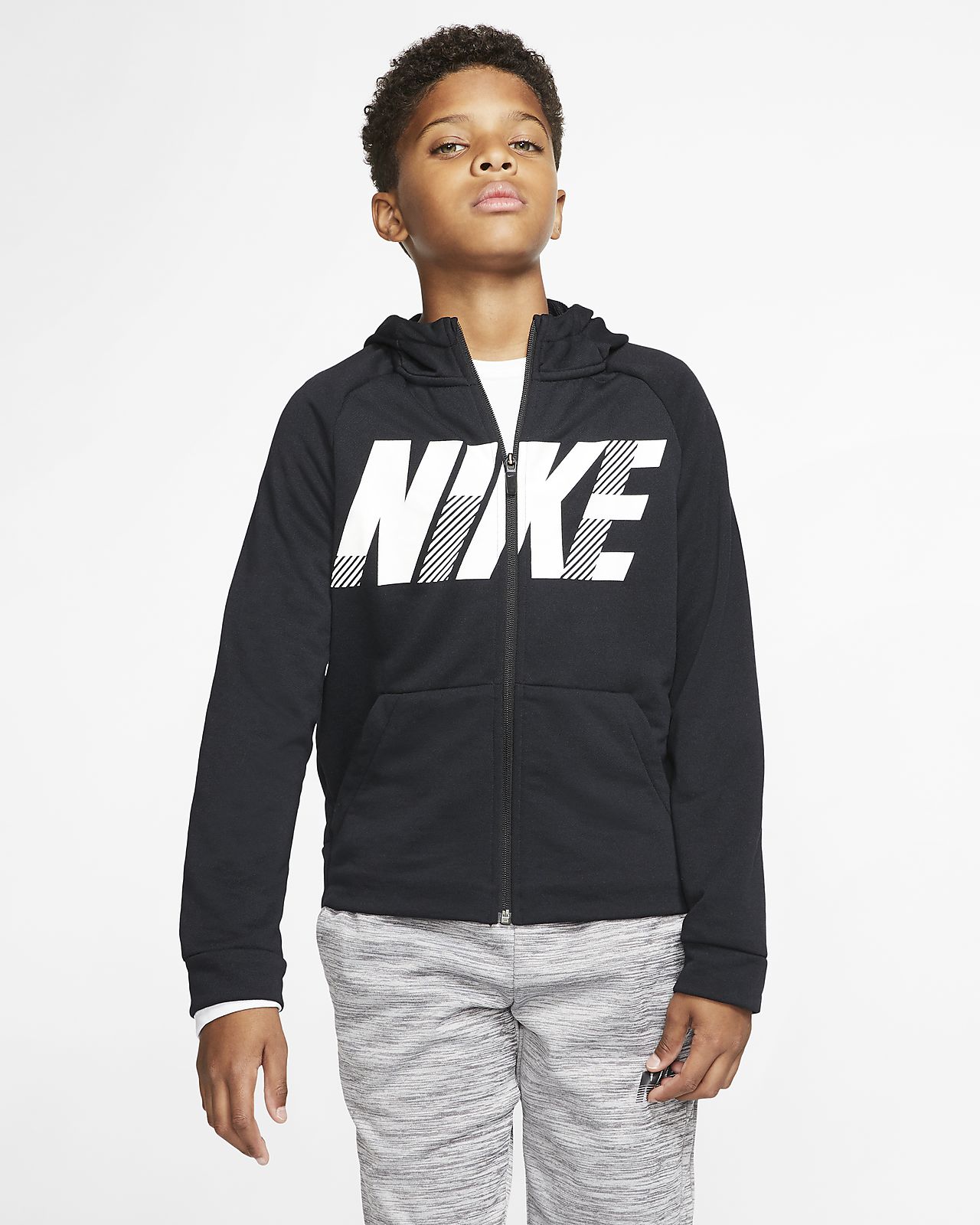 nike boys dri fit hoodie