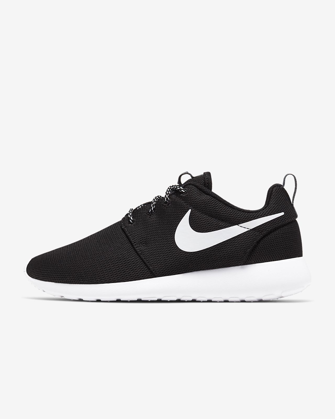 white roshes black swoosh