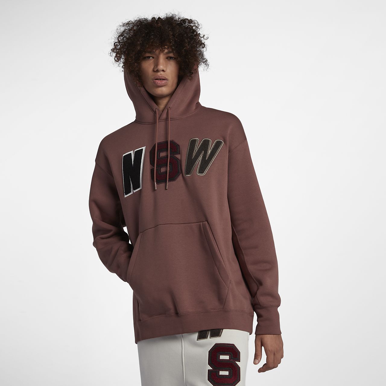 Tissu Fleece Ample Nike À En Nsw Capuche Sweat Pour Sportswear Coupe IqWOwSAnt