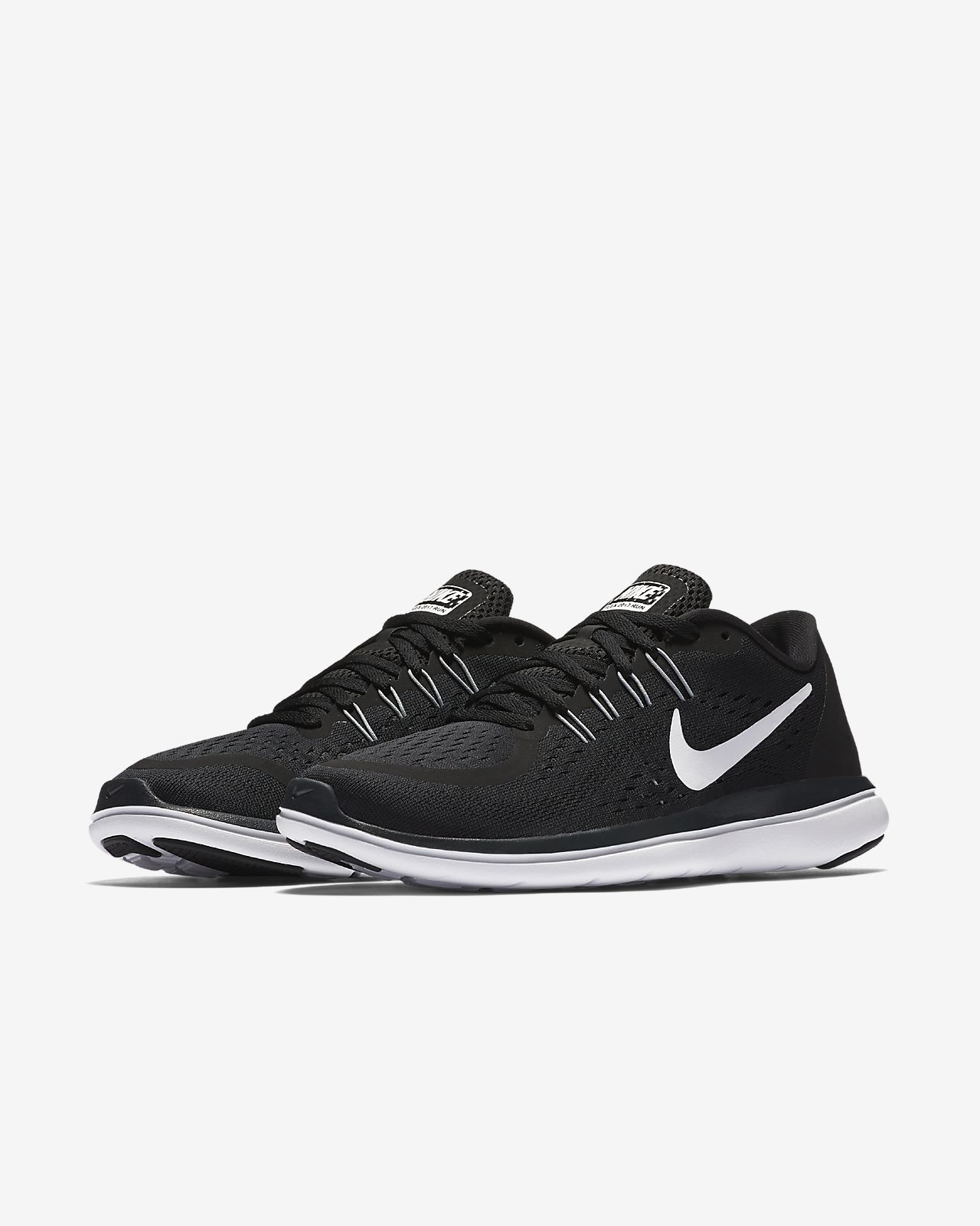 nike flex 2017 rn women's running shoes black