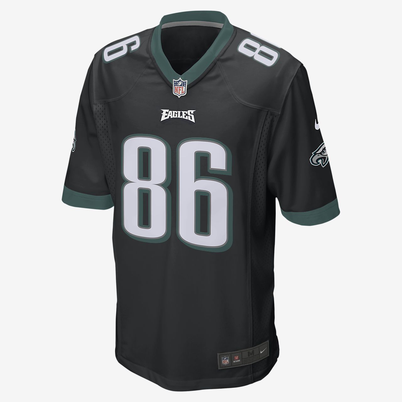 NFL Philadelphia Eagles Game (Zach Ertz) Men's Football Jersey.