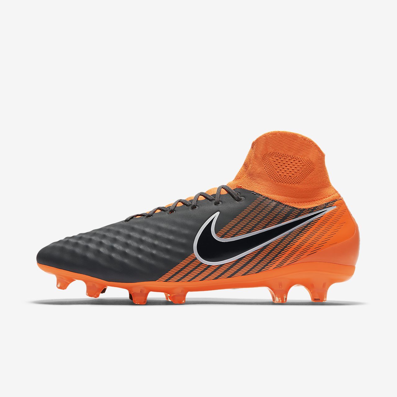 Customize Nike Magista Obra II FG Sock Football Boots Black