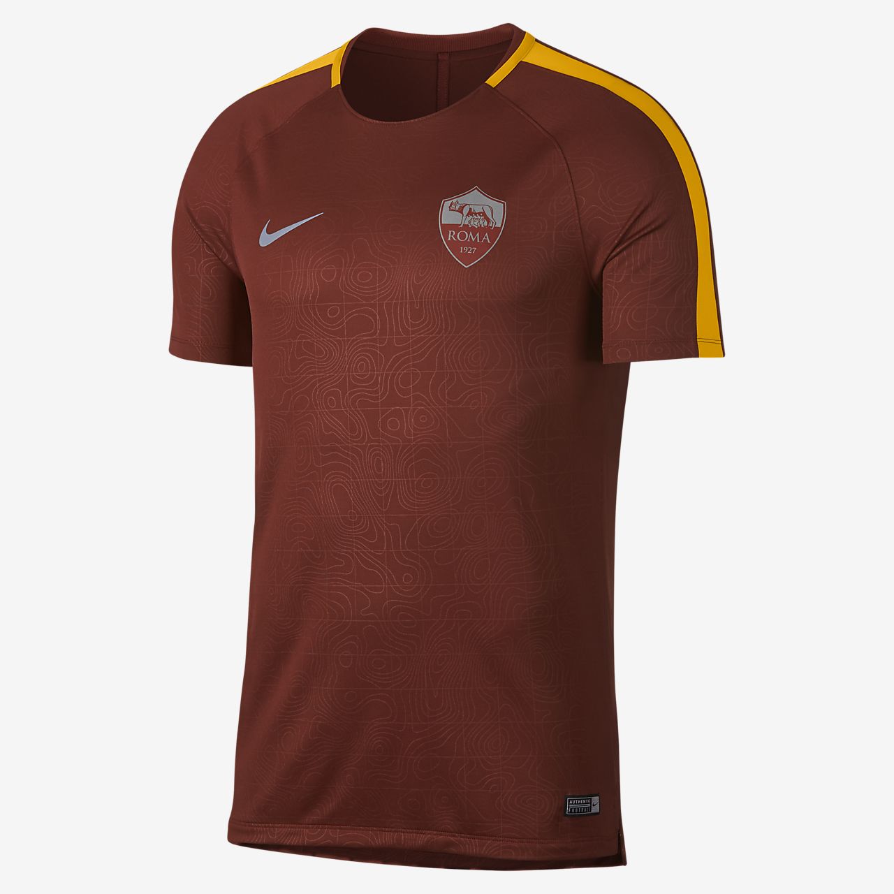 AS Roma Dri-FIT Squad Men's Short-Sleeve Football Top. Nike PT